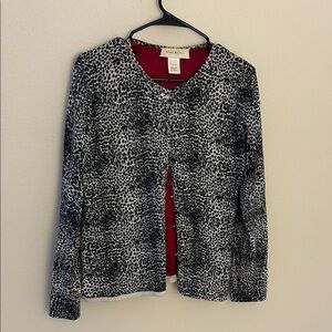 Susan Bristol Monochrome Textured Cardigan